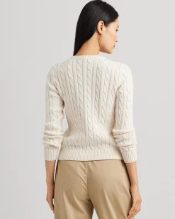 Damen Strickjacke aus Baumwolle