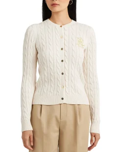 Damen Strickjacke aus Baumwolle