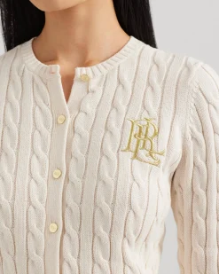 Damen Strickjacke aus Baumwolle