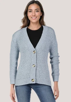Damen Strickjacke aus Bändchengarn