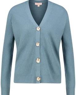 Damen Strickjacke aus Wolle mit Kaschmir