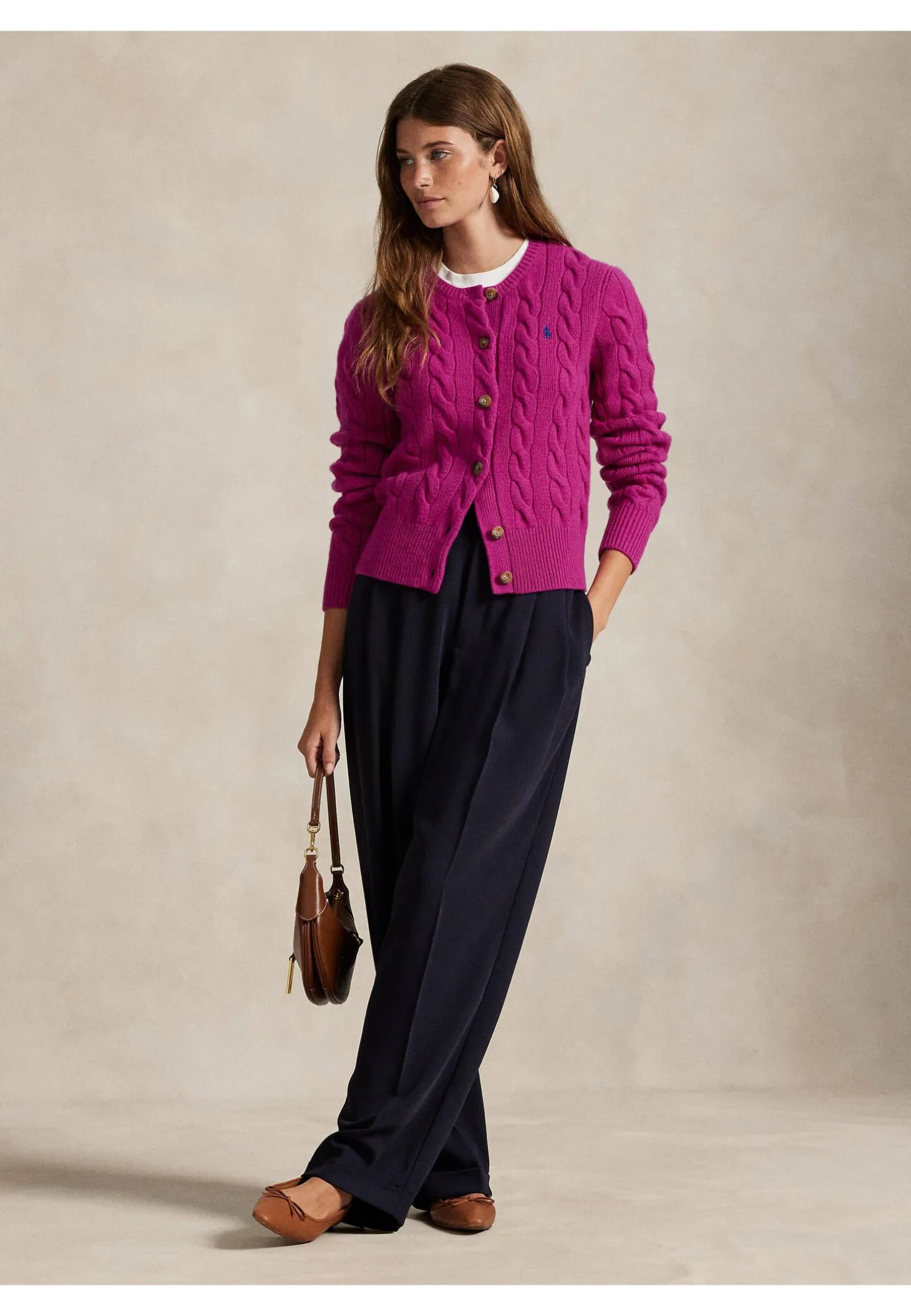 Damen Strickjacke aus Wolle und Kaschmir