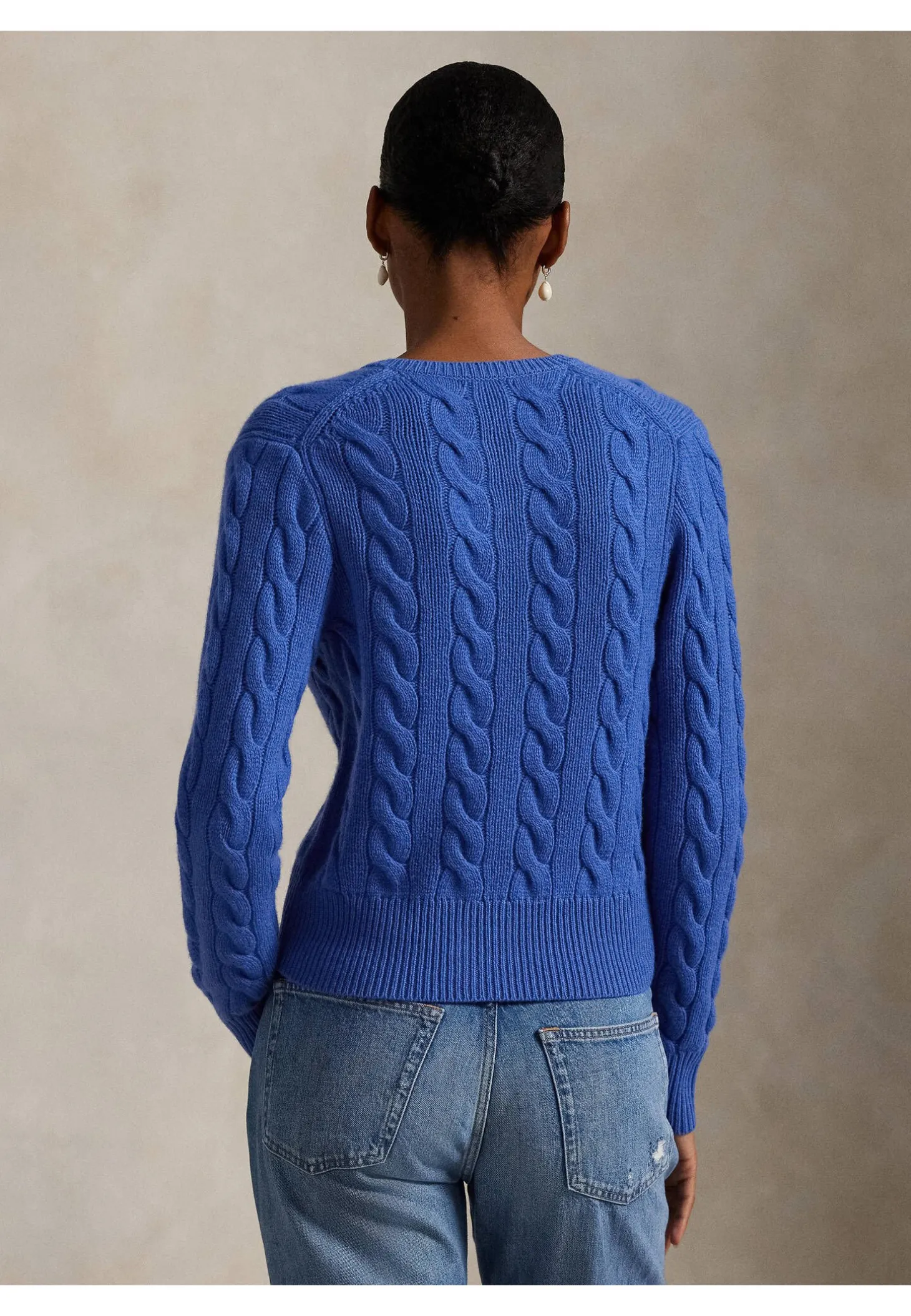 Damen Strickjacke aus Wolle und Kaschmir