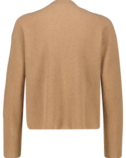 Damen Strickjacke aus Wolle und Kaschmir WOOL CASH OPEN CARDI