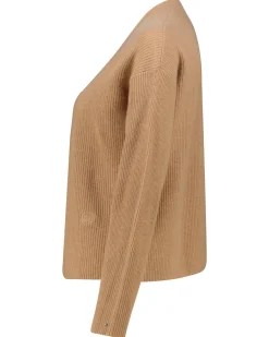 Damen Strickjacke aus Wolle und Kaschmir WOOL CASH OPEN CARDI