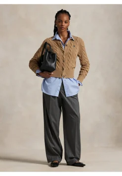 Damen Strickjacke aus Wolle und Kaschmir