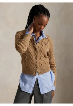 Damen Strickjacke aus Wolle und Kaschmir