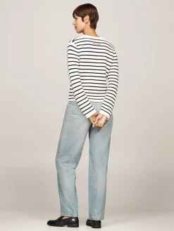 Damen Strickjacke BRETON GOLD BUTTON OVRLP CARDI