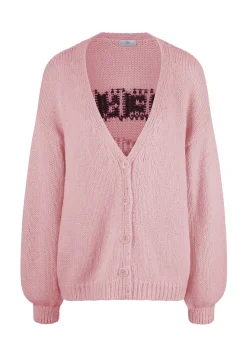 Damen Strickjacke mit Alpaka und Wolle