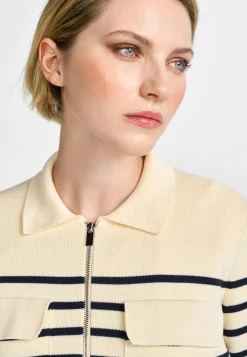 Damen Strickjacke mit Reißverschluss