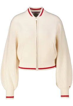 Damen Strickjacke mit Wolle TH X SRG KNIT VARSITY