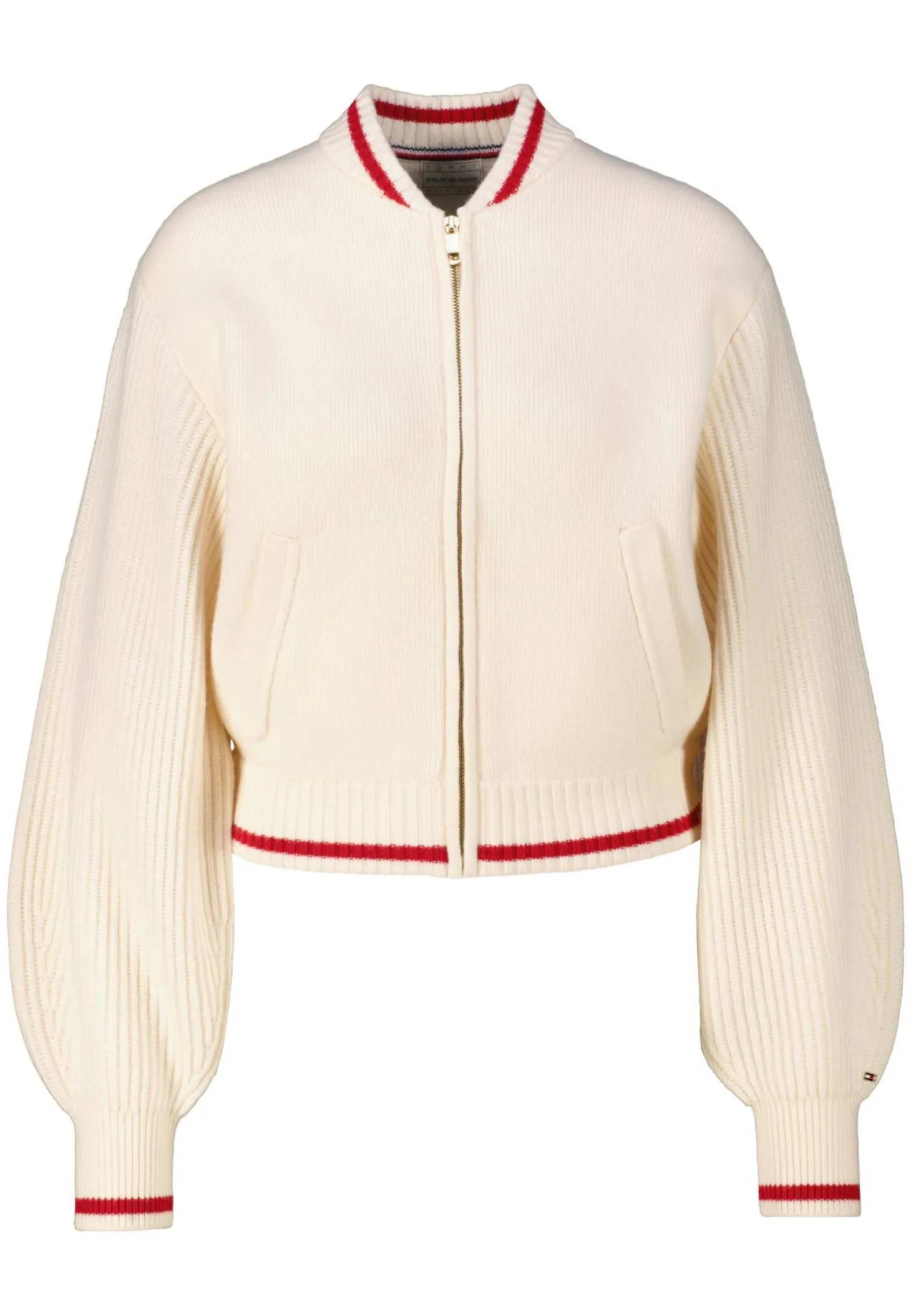 Damen Strickjacke mit Wolle TH X SRG KNIT VARSITY