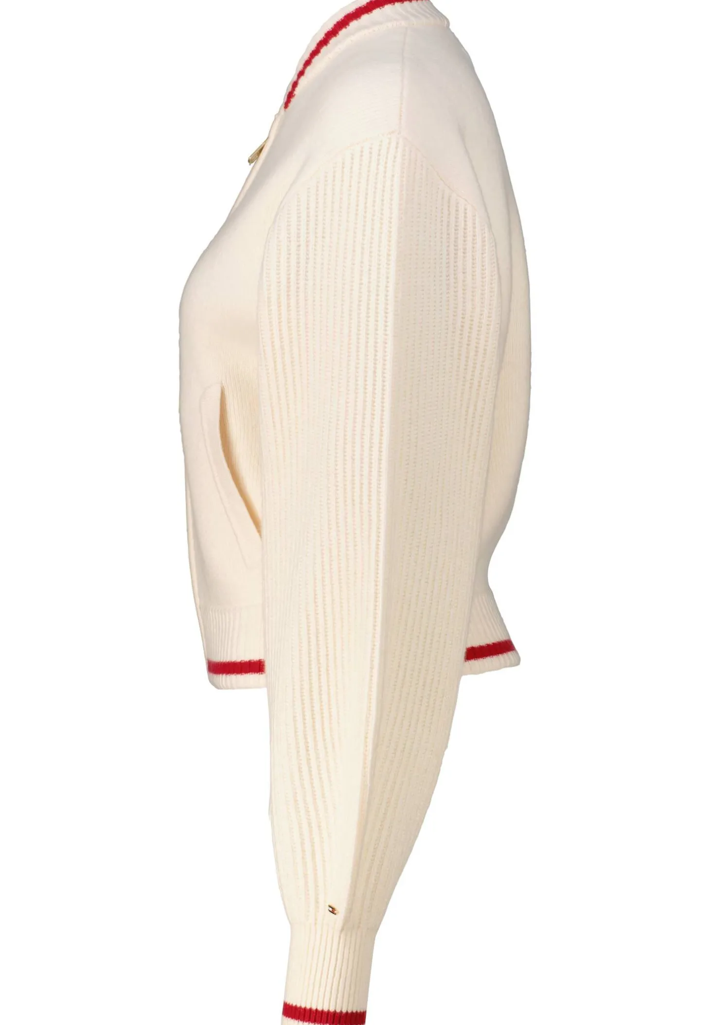 Damen Strickjacke mit Wolle TH X SRG KNIT VARSITY