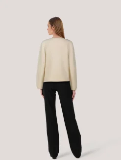 Damen Strickjacke mit Wollanteil