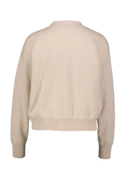 Damen Strickjacke Schurwolle-Seide-Kaschmir-Mix