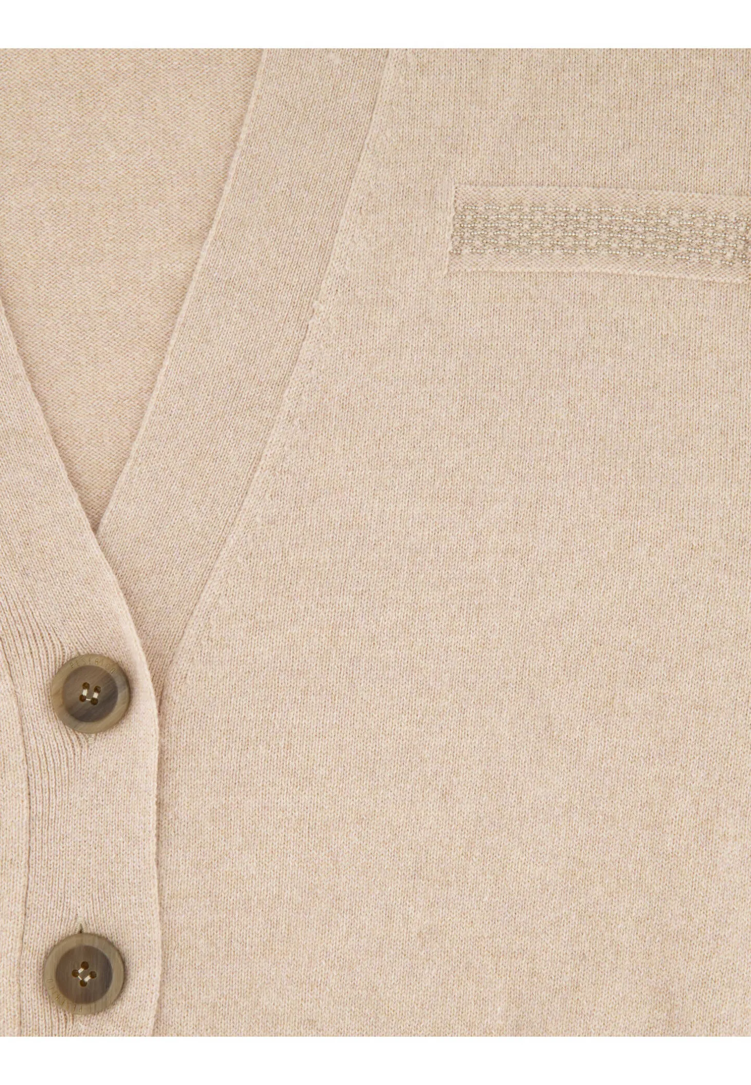 Damen Strickjacke Schurwolle-Seide-Kaschmir-Mix