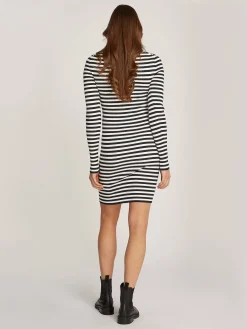 Damen Strickkleid aus Bio-Baumwolle WOVEN LABEL TIGHT SWEATER DRESS
