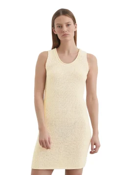 Damen Strickkleid aus Bändchengarn Slim Fit