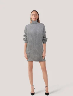 Damen Strickkleid aus Schurwolle JARDANY