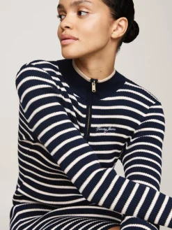 Damen Strickkleid METALLIC Slim Fit