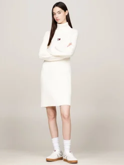 Damen Strickkleid TJW MOCKNECK BADGE SWEATER DRESS