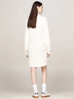 Damen Strickkleid TJW MOCKNECK BADGE SWEATER DRESS