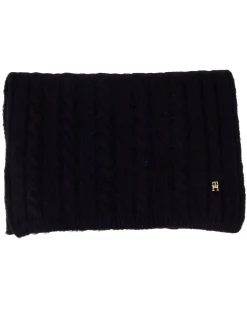 Damen Strickmütze und Schal mit Alpaka und Wolle TH TIMELESS BEANIE POM&SCARF GP