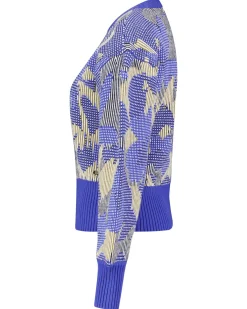 Damen Strickpullover ABSTRACT JACQUARD