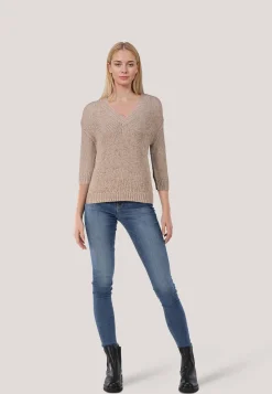 Damen Strickpullover aus Bändchengarn
