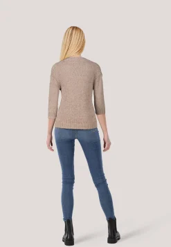 Damen Strickpullover aus Bändchengarn