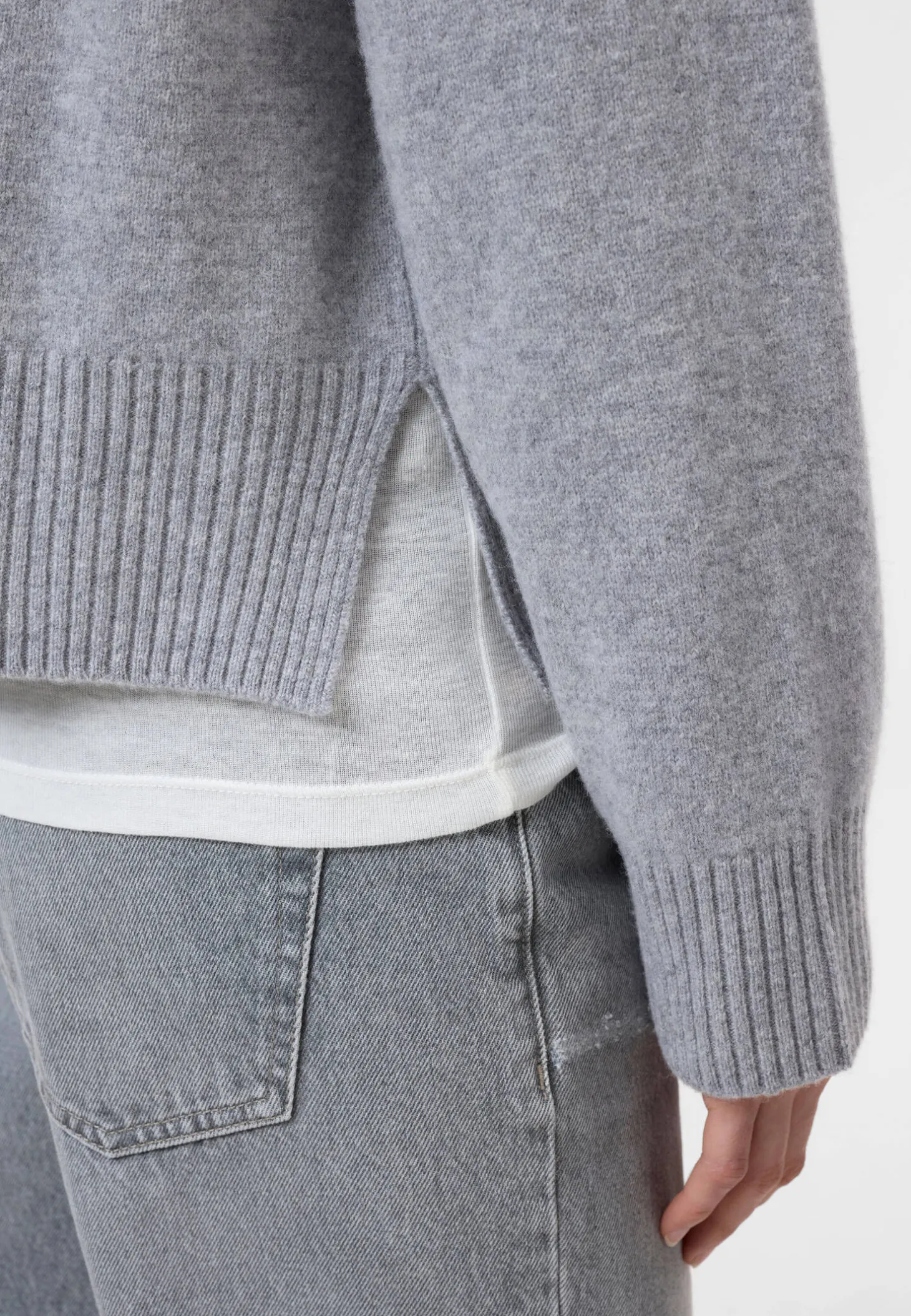 Damen Strickpullover aus Merinowolle