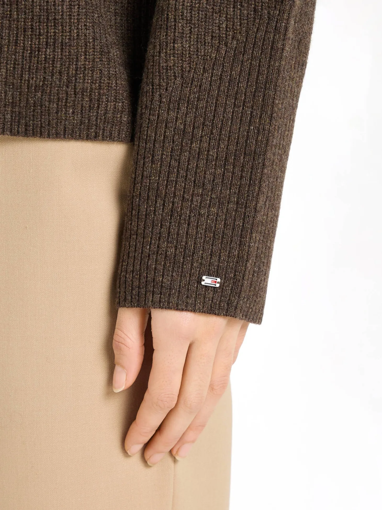 Damen Strickpullover aus Wolle mit Kaschmir Relaxed Fit