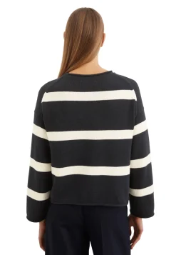 Damen Strickpullover aus Bio-Baumwolle Oversize Fit