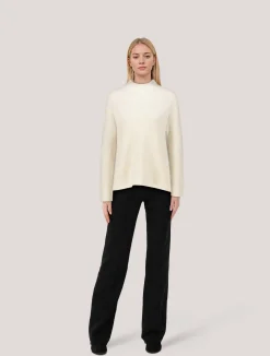 Damen Strickpullover aus Wolle mit Kaschmir