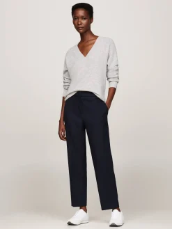 Damen Strickpullover aus Wolle mit Kaschmir Relaxed Fit