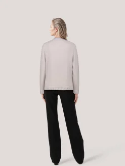 Damen Strickpullover aus Wolle mit Kaschmir