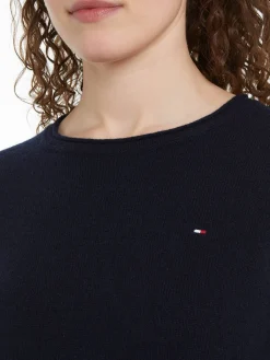 Damen Strickpullover aus Wolle SOFT WOOL C-NK SWEATER