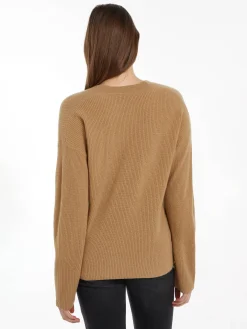 Damen Strickpullover aus Wolle mit Kaschmir Relaxed Fit