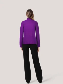 Damen Strickpullover aus Wolle mit Kaschmir