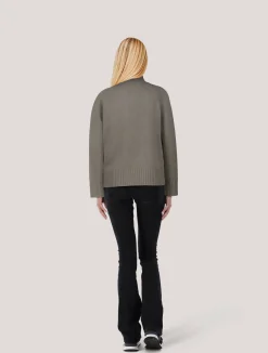 Damen Strickpullover aus Wolle mit Kaschmir