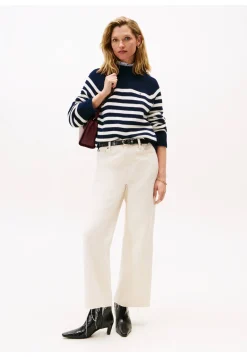 Damen Strickpullover aus Baumwolle