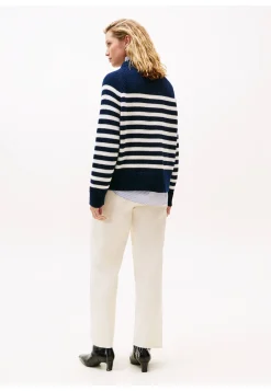 Damen Strickpullover aus Baumwolle