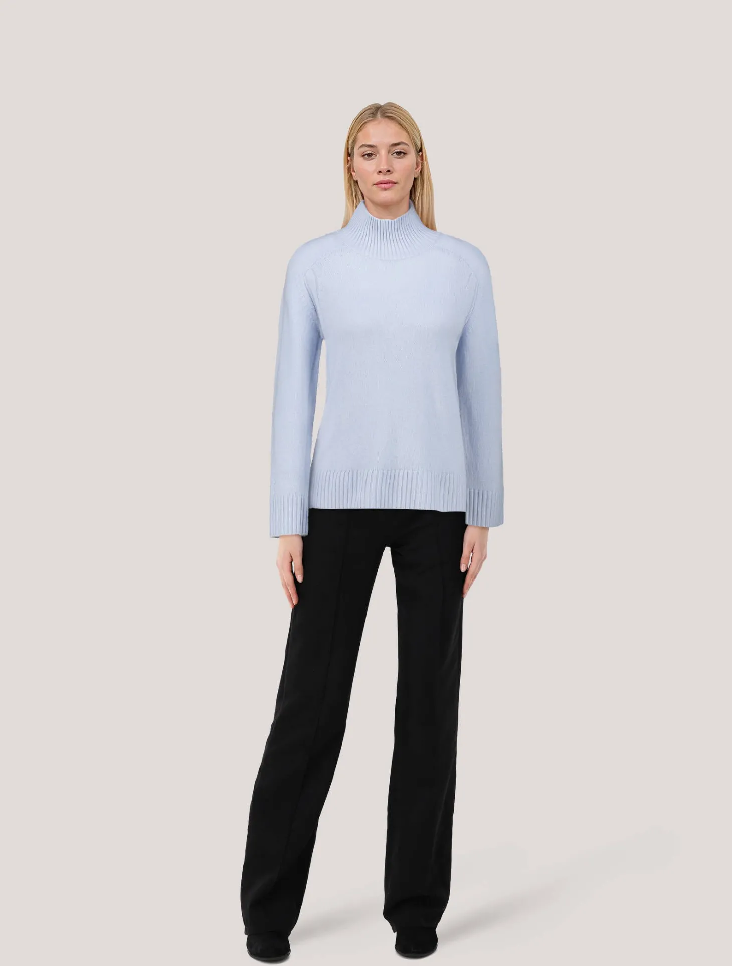 Damen Strickpullover aus Wolle mit Kaschmir