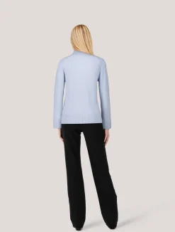 Damen Strickpullover aus Wolle mit Kaschmir