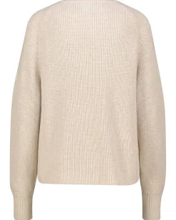 Damen Strickpullover aus Bio-Baumwolle Loose Fit