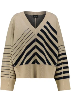 Damen Strickpullover aus Schurwolle mit Kaschmir FUDALI