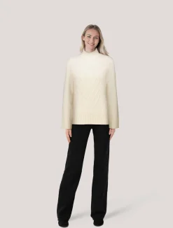 Damen Strickpullover aus Wolle mit Kaschmir