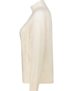 Damen Strickpullover aus Wolle mit Kaschmir