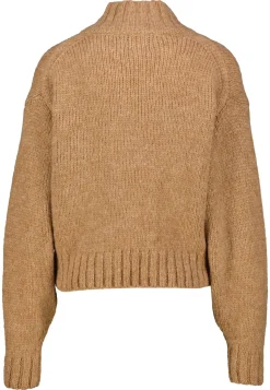 Damen Strickpullover mit Wolle und Alpaka