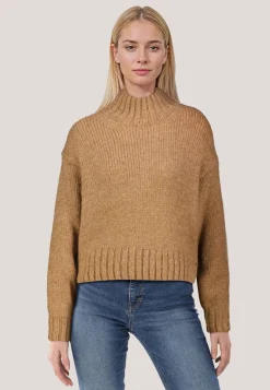 Damen Strickpullover mit Wolle und Alpaka